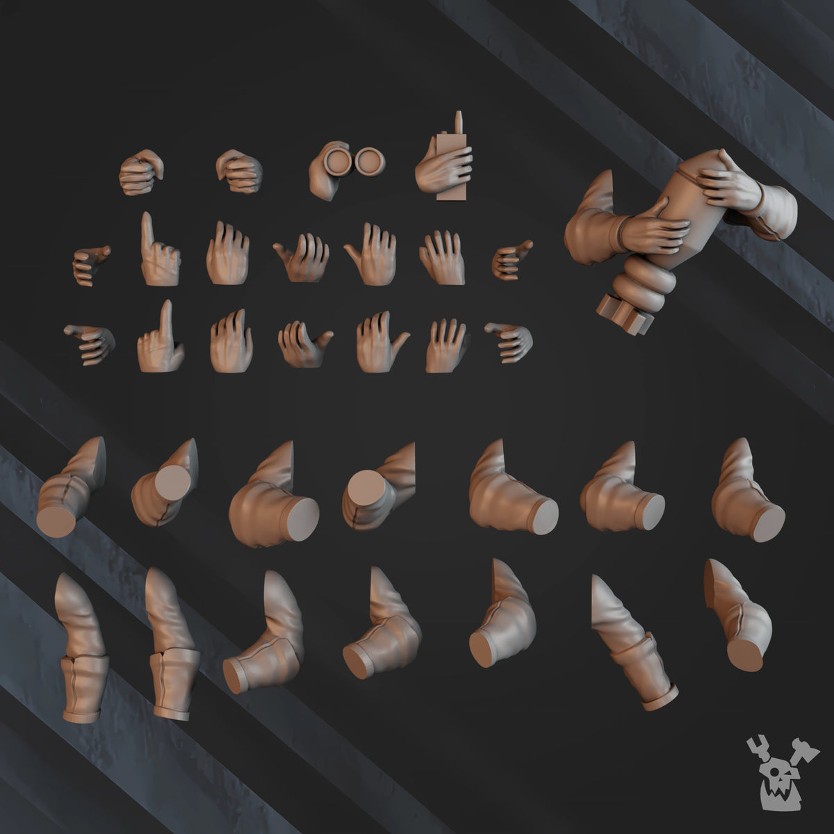 Alternate view of BEDOUIN HEAVY FIRE SUPPORT SQUAD by DakkaDakka Store - Full Miniature / Model