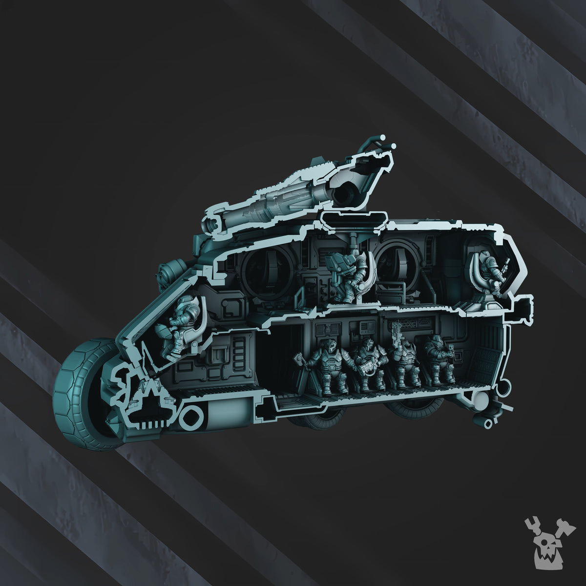 Alternate view of GOLIATH TRANSPORTER by DakkaDakka Store - Full Miniature / Model