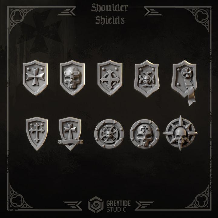 Shoulder Shields | Eternal Crusaders | Greytide Studio