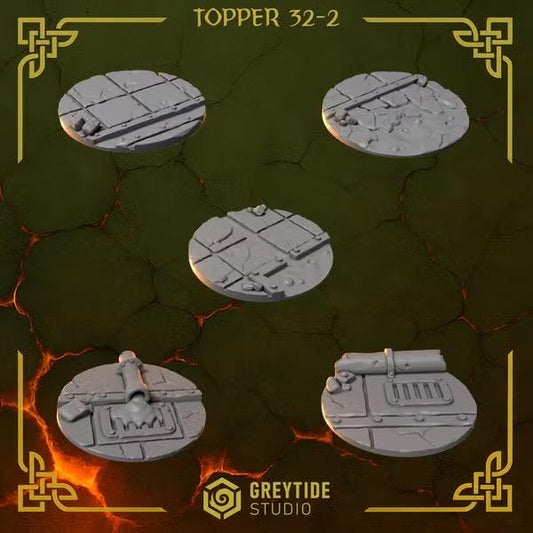 Anvil Warden 32mm bases variant 2 by Greytide Studio