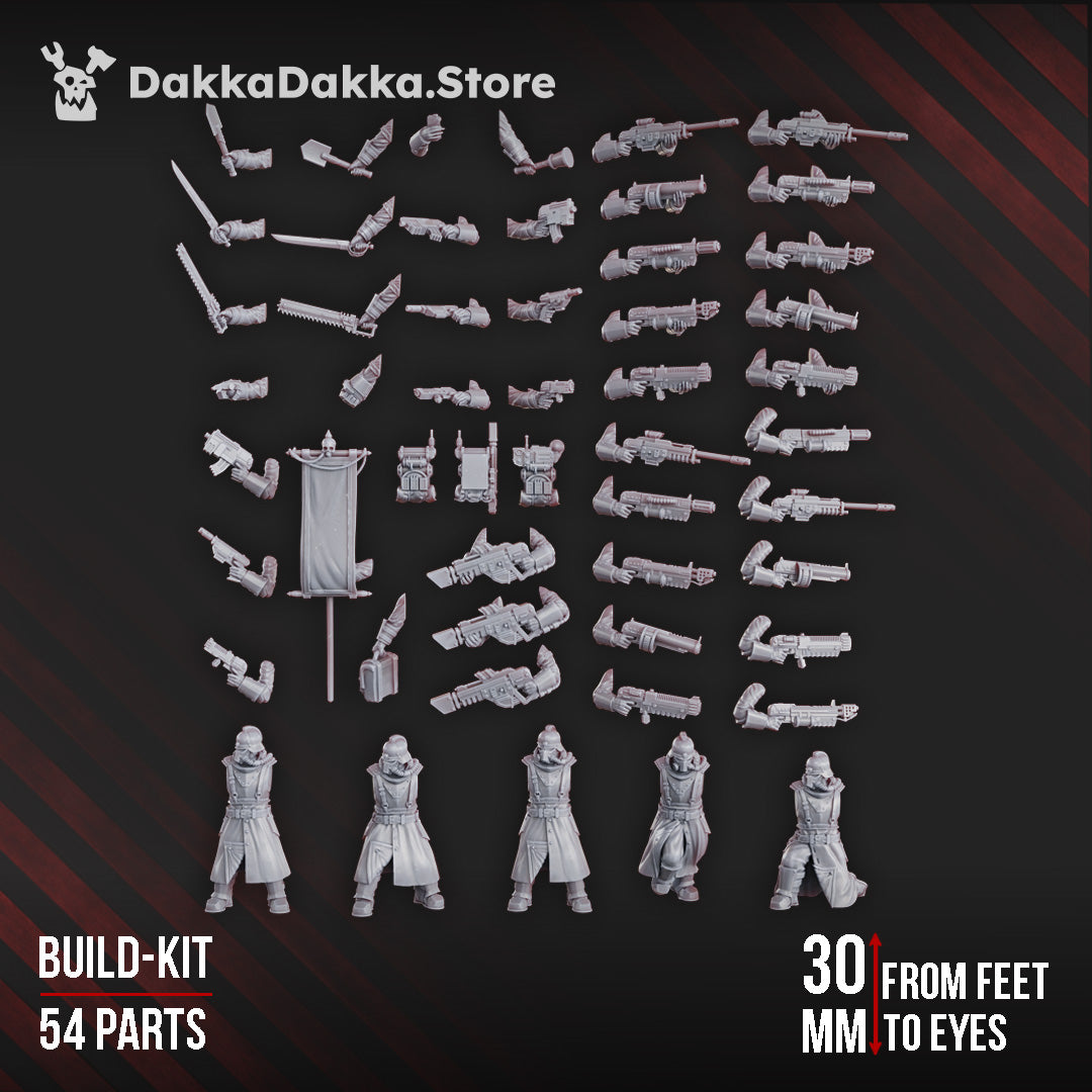 2ND DEATH DIVISION GRENADIER ASSEMBLY KIT (50+ PARTS)