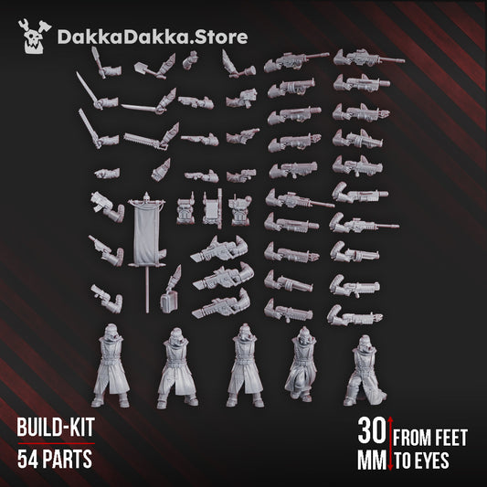 2ND DEATH DIVISION GRENADIER ASSEMBLY KIT (50+ PARTS)