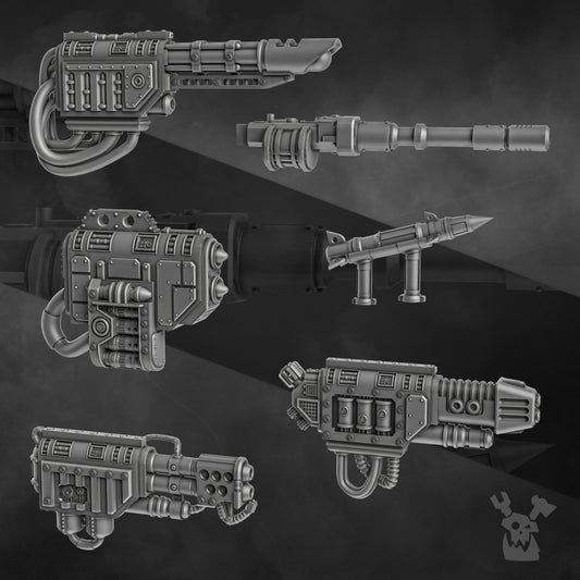 ARMORED STOMPERMECH GUNS