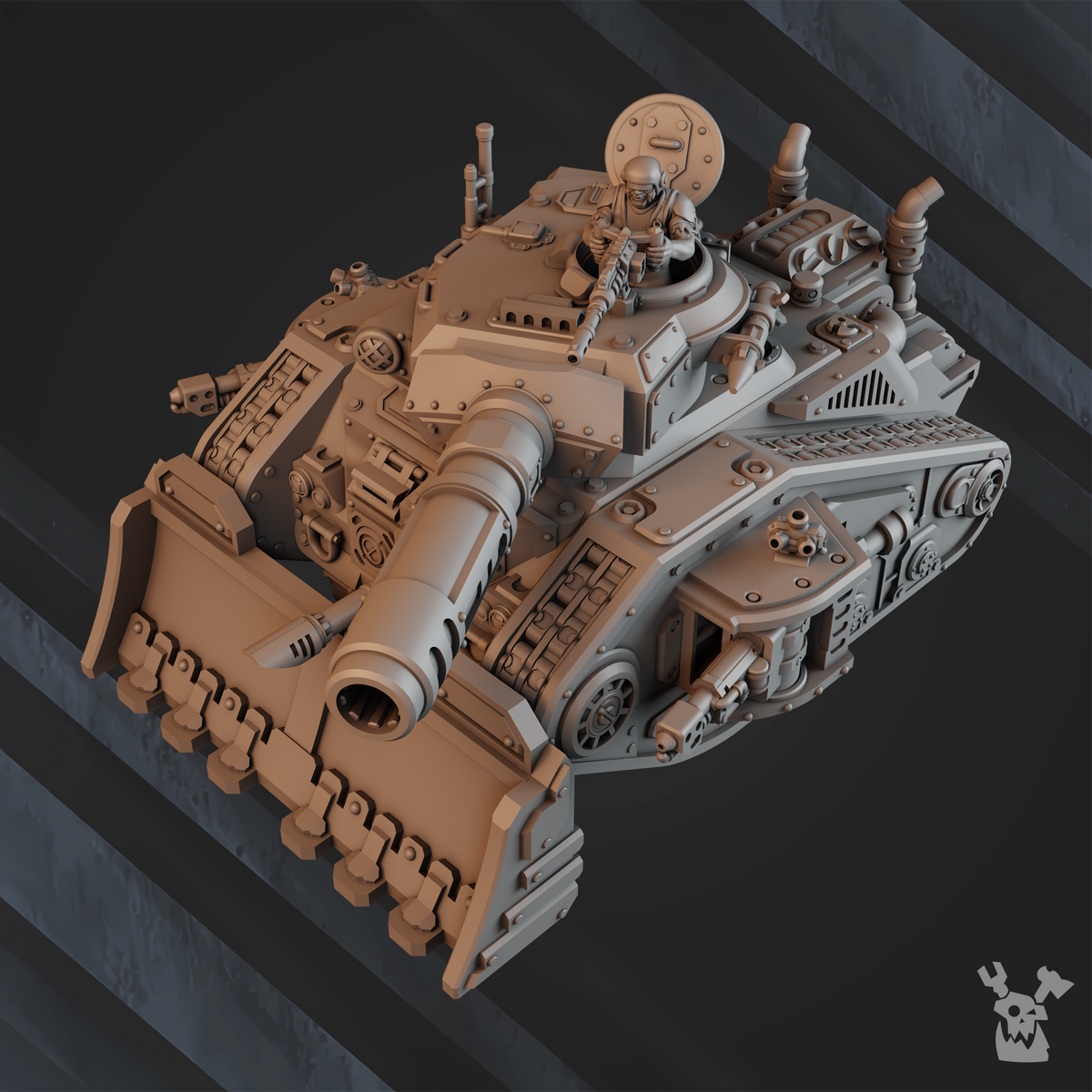 BATTLE TANK "LETHAL RAGE" LR-6 by DakkaDakka Store - Full Miniature / Model