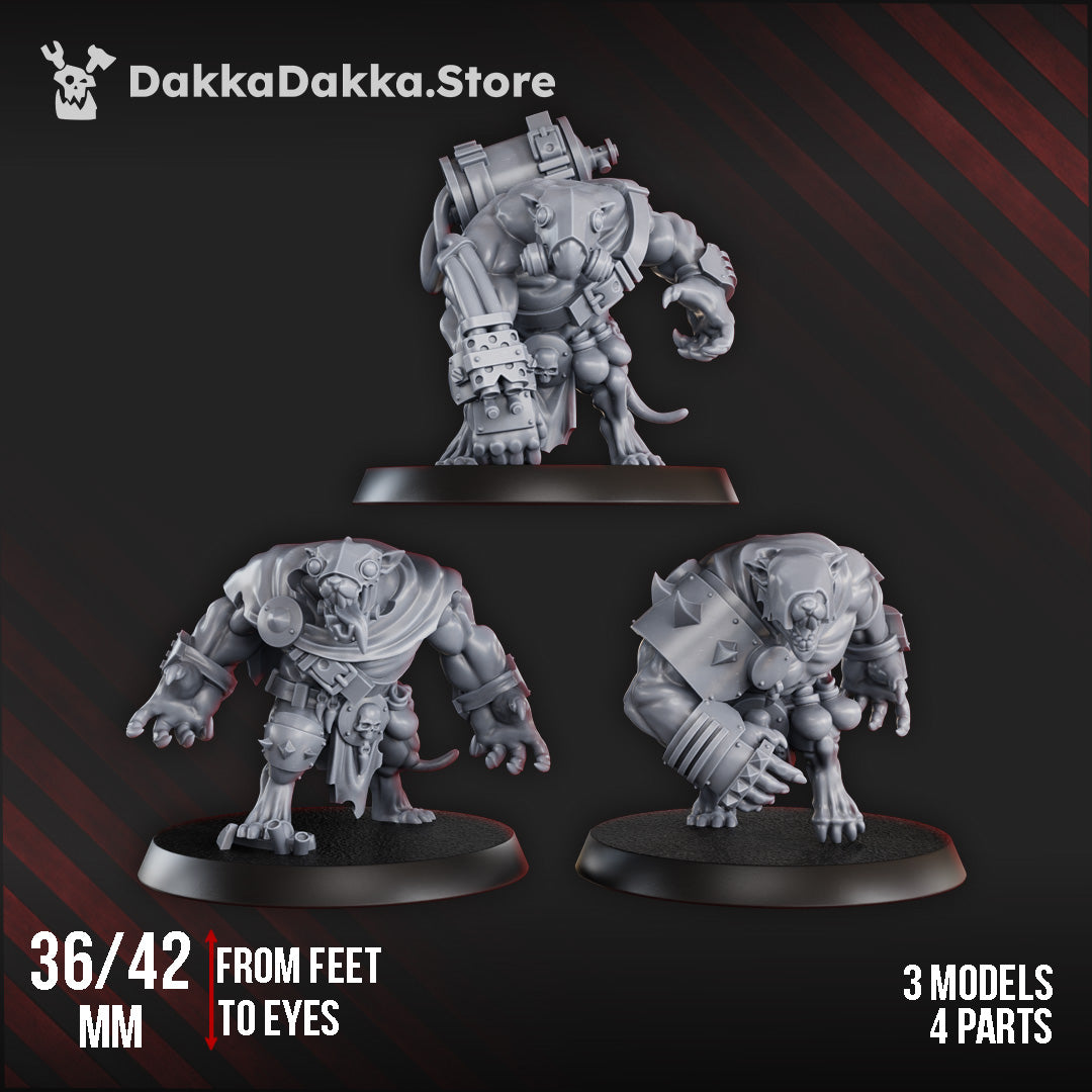 Big Rat Miners by DakkaDakka Store - Full Miniature / Model
