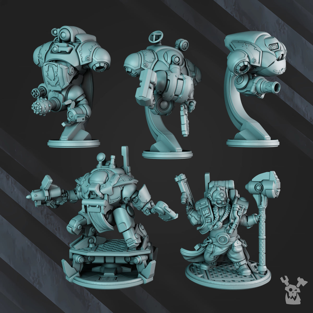 BROKKR THE BRONZE BEARD by DakkaDakka Store - Full Miniature / Model