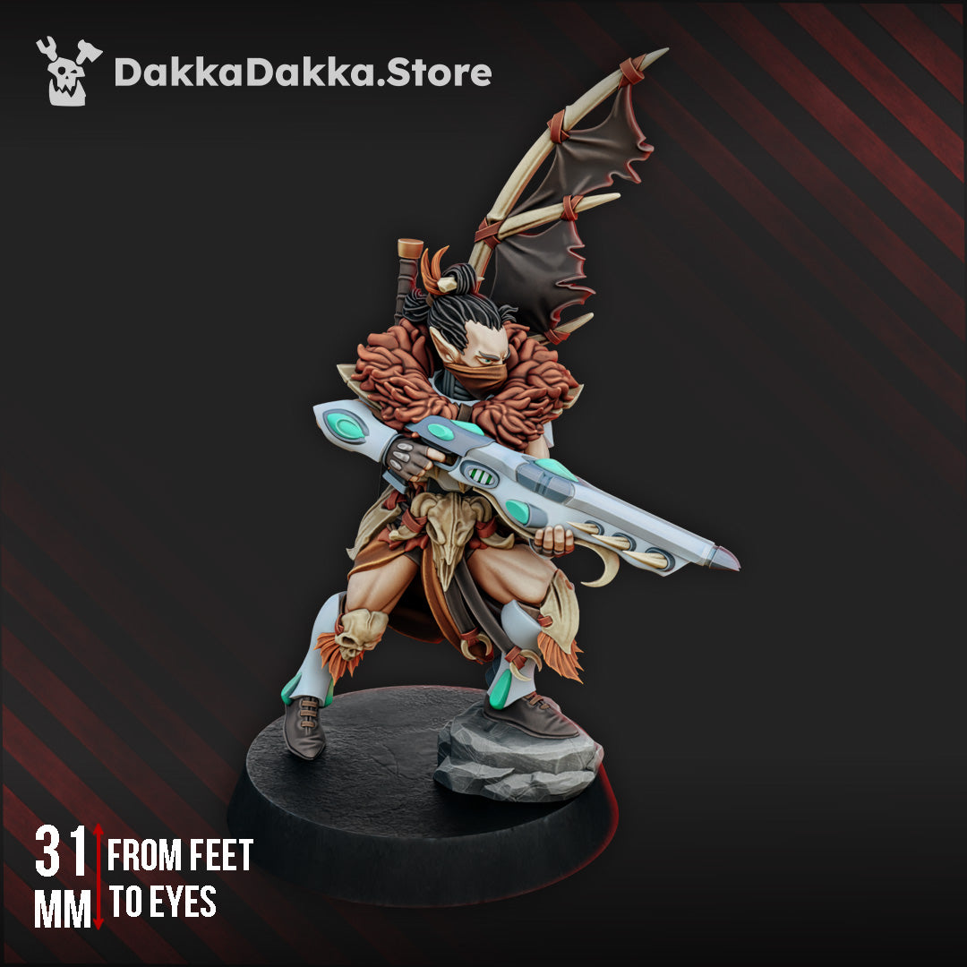 The Spacelair Anchorites Warrior by DakkaDakka Store - Full Miniature / Model