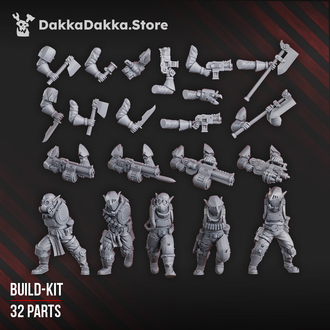 GORGGROT TACTIC SQUAD (X10) by DakkaDakka Store - Full Miniature / Model
