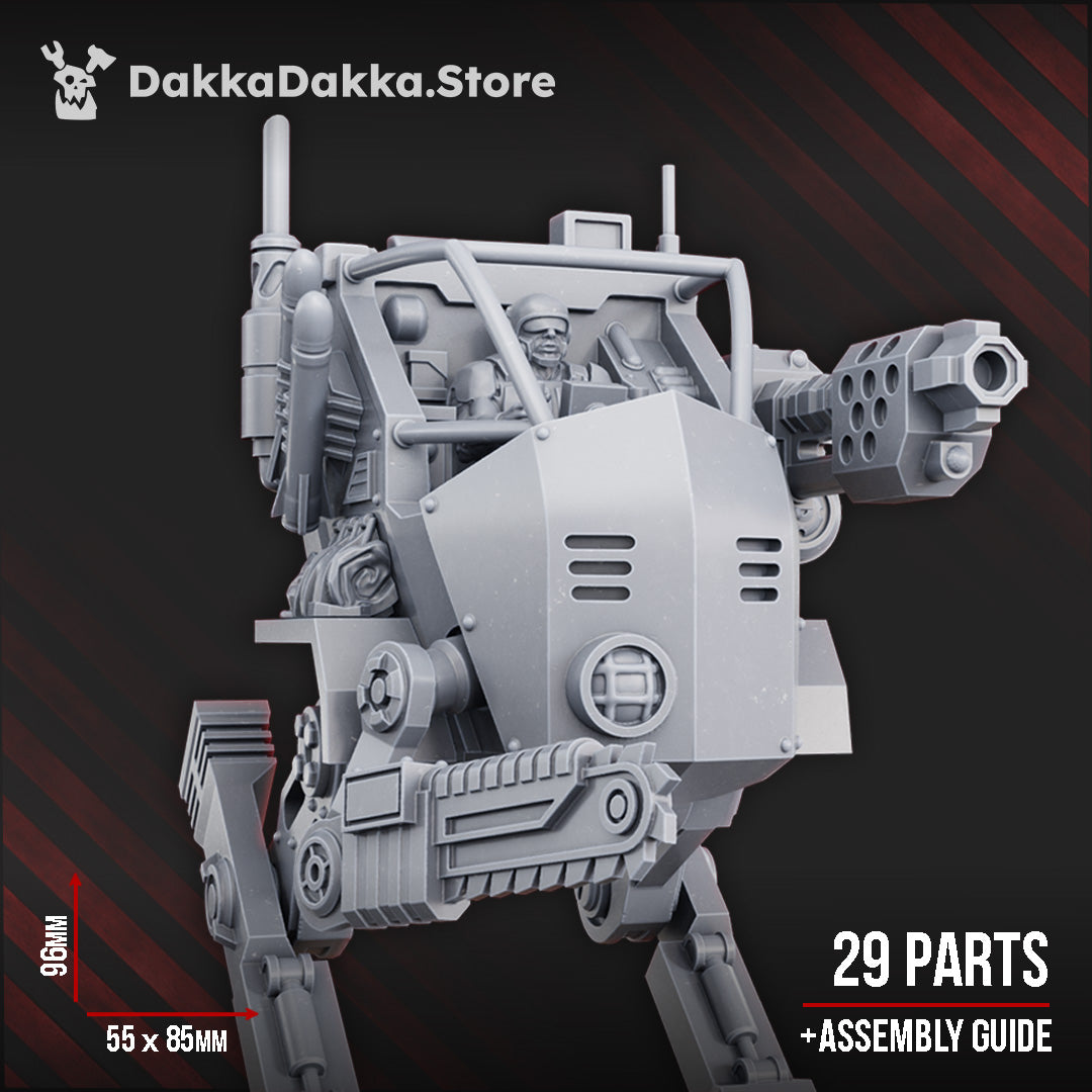 REGIUS GUARD STOMPER MECH + ASSEMBLY GUIDE by DakkaDakka Store - Full Miniature / Model