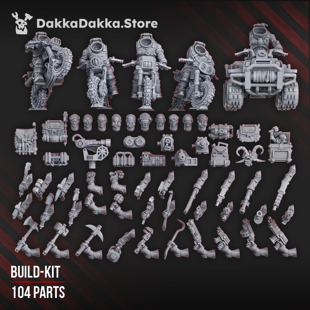 HARVESTERS ANGELS MC (BUILD-KIT) by DakkaDakka Store - Full Miniature / Model