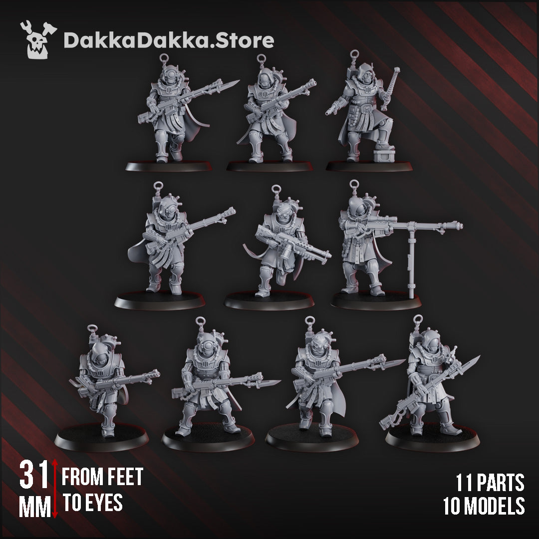 Satellitum Ranged Squad (x10) by DakkaDakka Store - Full Miniature / Model