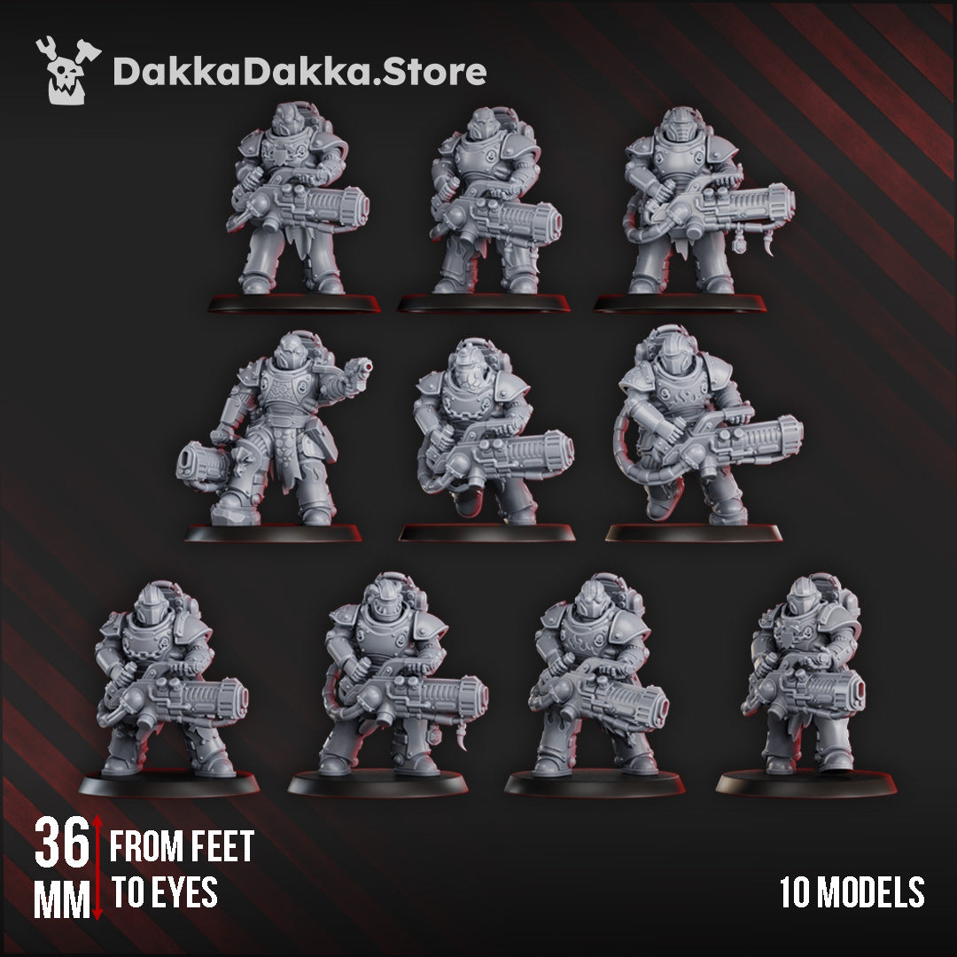 IGNISAURUS CLAN TEAM PULSARUM (X10) by DakkaDakka Store - Full Miniature / Model