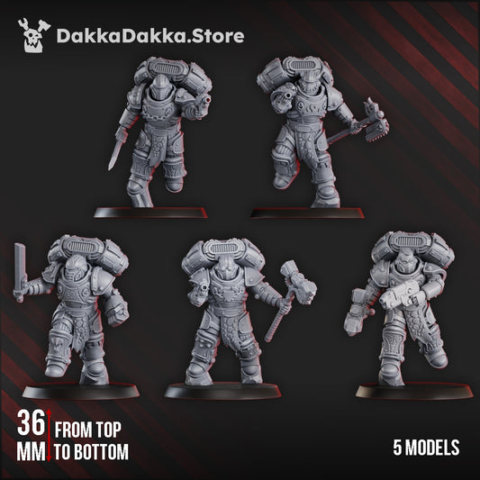 IGNISAURUS CLAN WARRIORS STORM SQUAD WITH JETPACKS (X5)