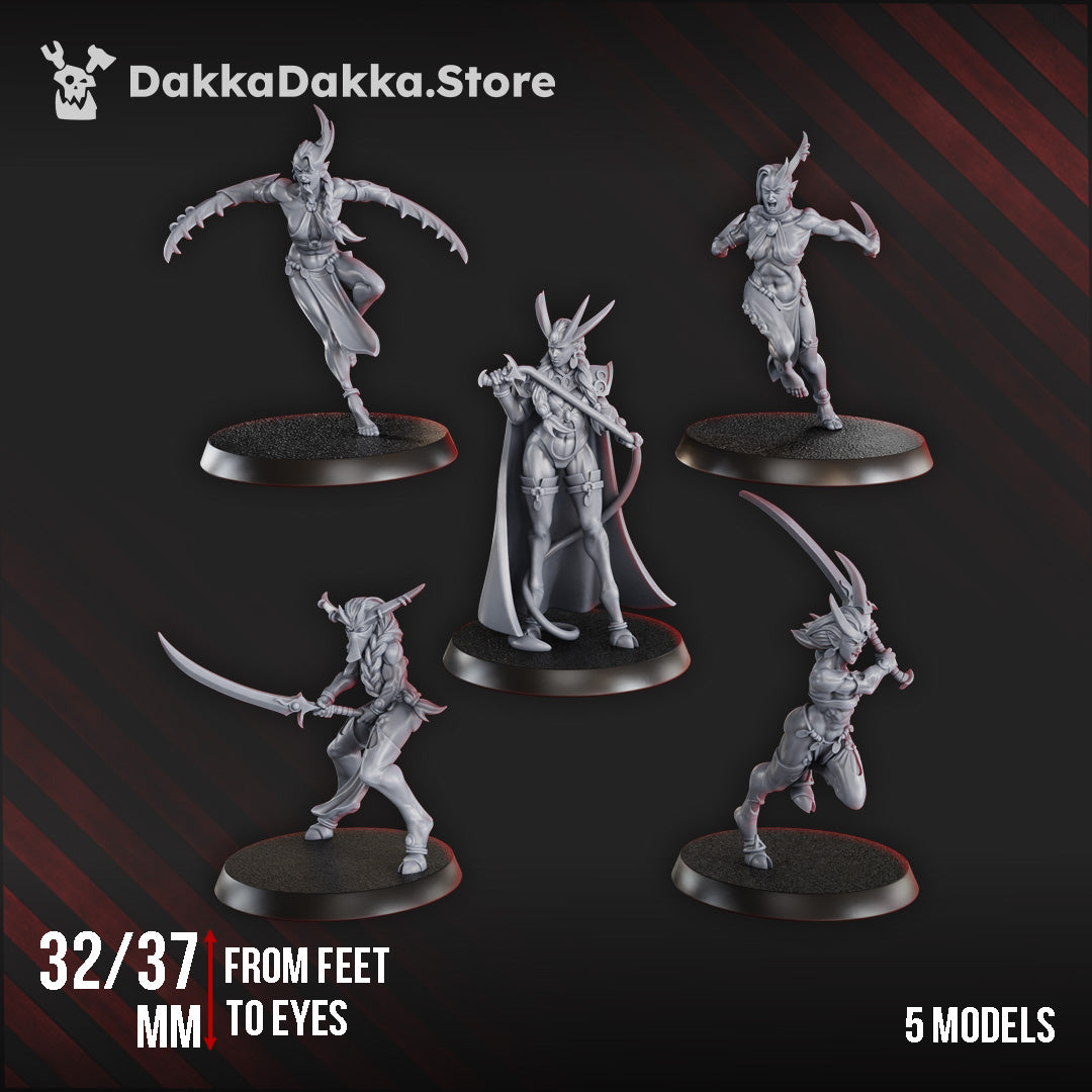 Liberated Slaves Squad (x5) by DakkaDakka Store - Full Miniature / Model