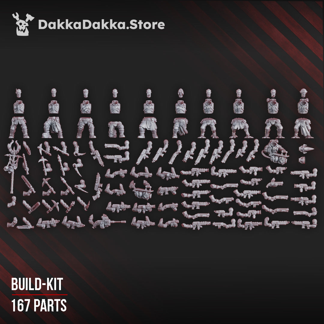 LIQUIDATION TEAM OF THE COSMIC HARVERSTER (BUILD KIT) by DakkaDakka Store - Full Miniature / Model