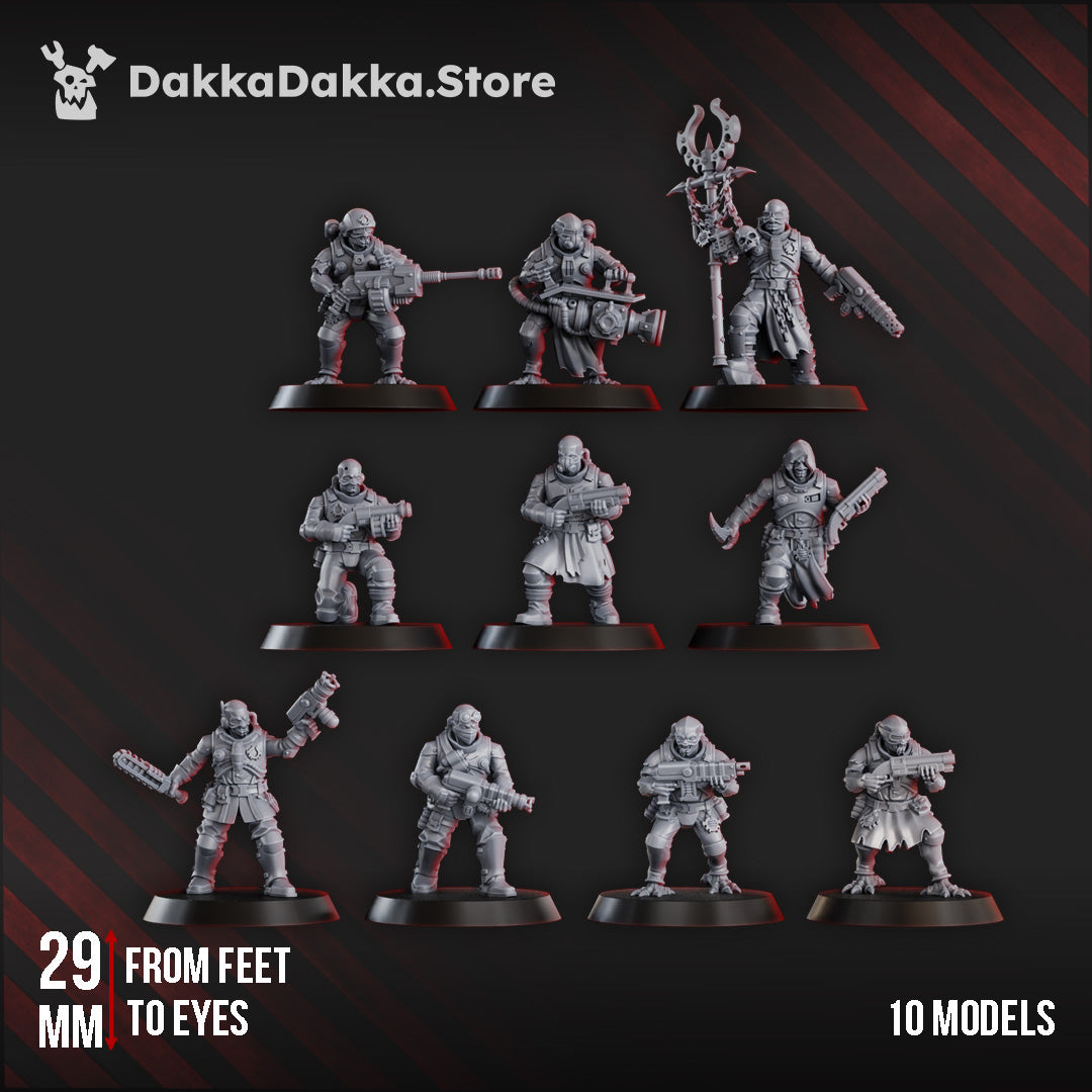 LIQUIDATION TEAM OF THE COSMIC HARVERSTER (X10) by DakkaDakka Store - Full Miniature / Model
