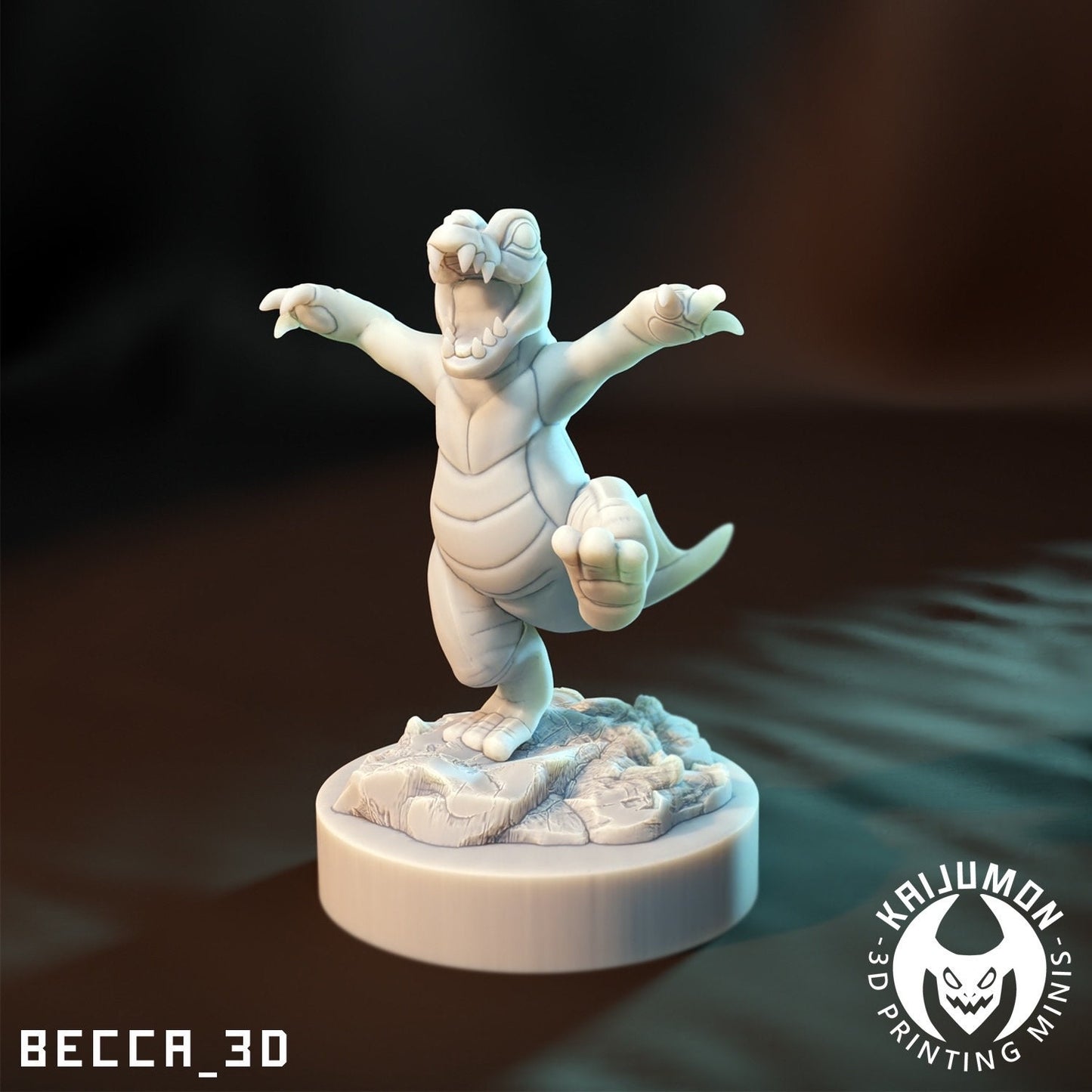 Kaijumon Zillagator/ Tabletop Model / Miniature Figurine | Kaijumon (feraligatr)