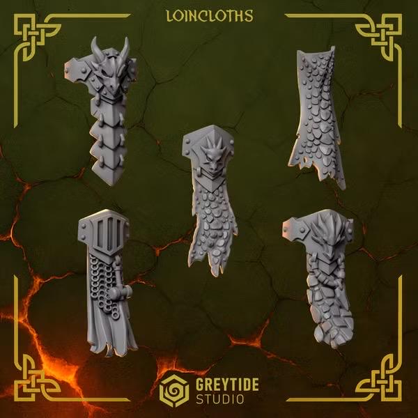 Anvil Warden loincloths by Greytide Studio