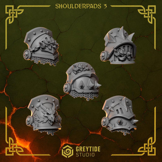 Shoulder Pads 3 | Anvil Wardens| Greytide Studio