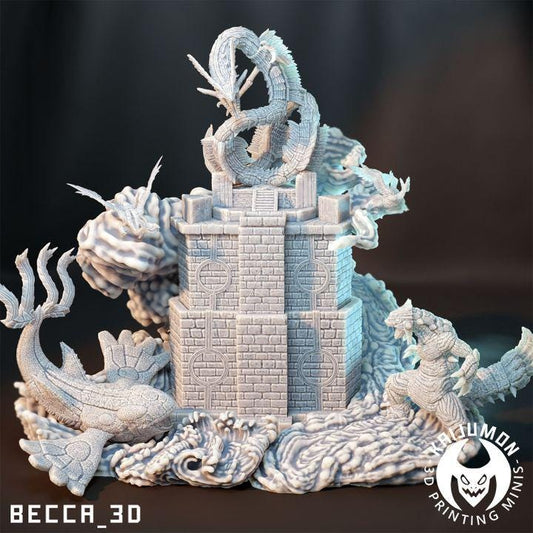 Kaijumon Sky Pillar / Tabletop Model / Miniature Figurine | Kaijumon (Legendaries)