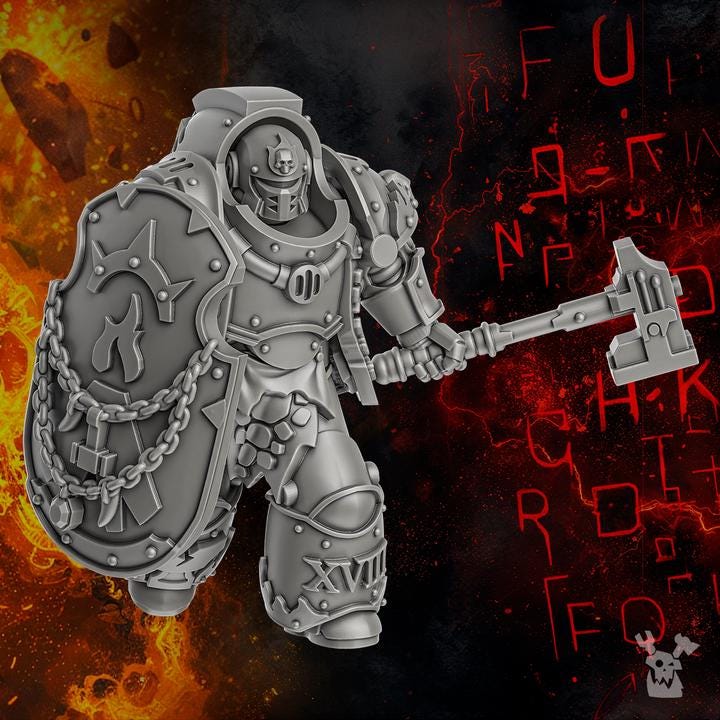Millennium Wars Vol 2 Magma Forged Warrior/ Tabletop Model / Wargaming Miniature | DakkaDakka