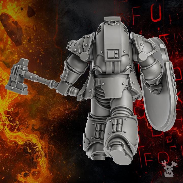 Millennium Wars Vol 2 Magma Forged Warrior/ Tabletop Model / Wargaming Miniature | DakkaDakka