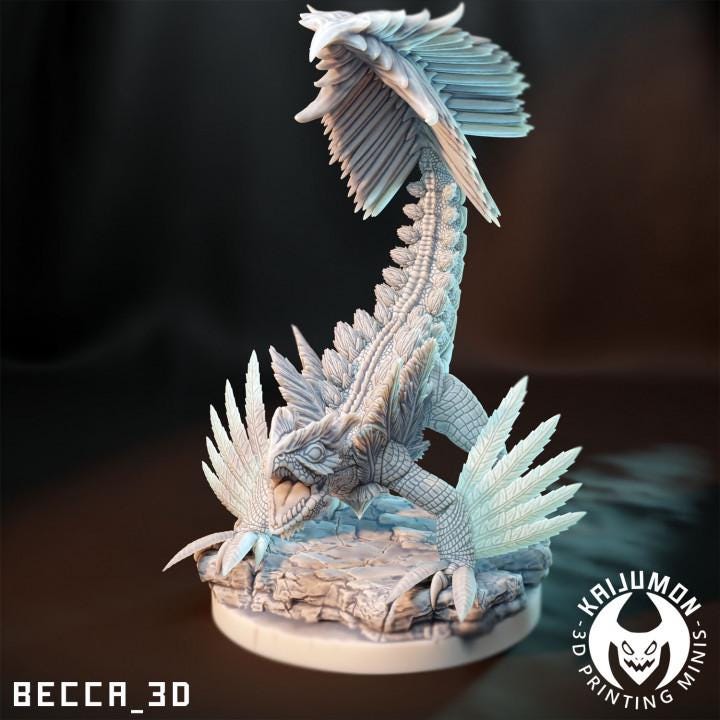 Kaijumon Leaf Gecko/ Tabletop Model / Miniature Figurine | Kaijumon (Sceptile)
