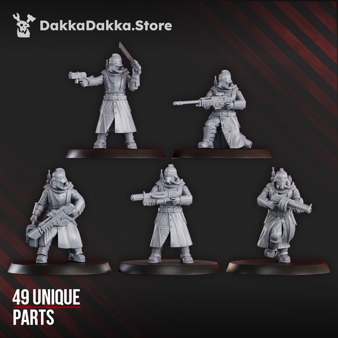 2ND DEATH DIVISION GRENADIER ASSEMBLY KIT (50+ PARTS)