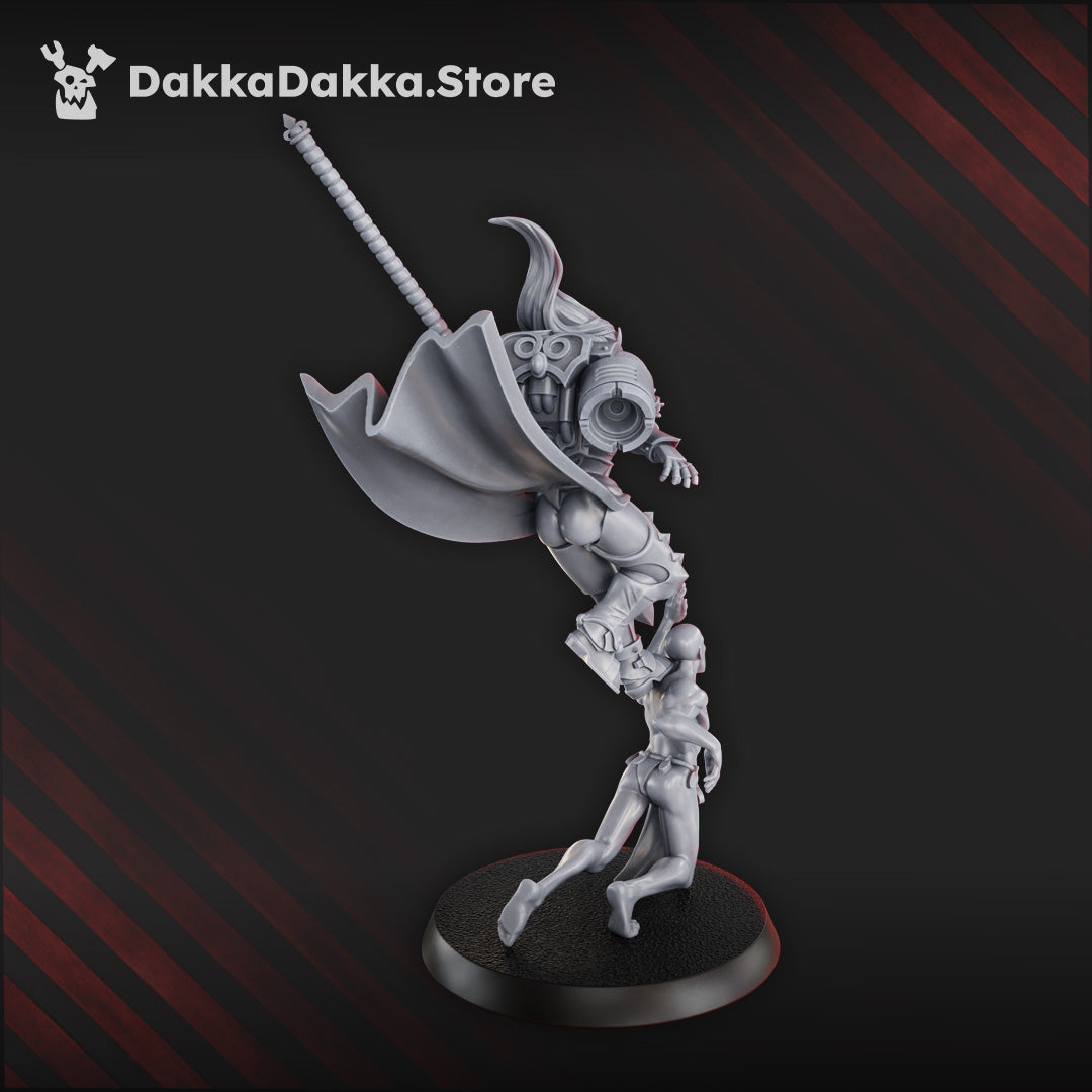 Alternate view of Elza "Tribe Betrayer" by DakkaDakka Store - Full Miniature / Model