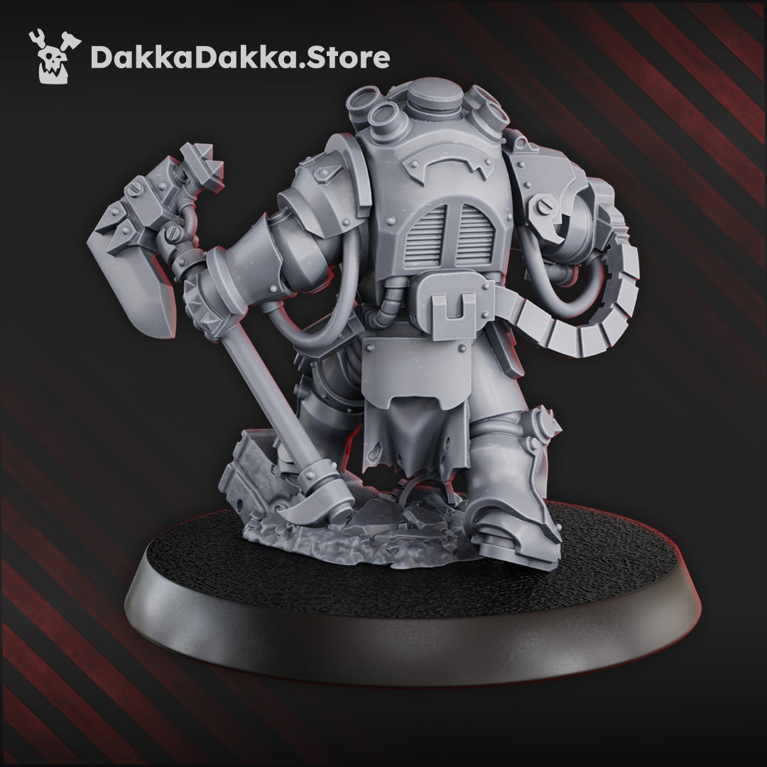 Alternate view of GORGWORK COMANDER IN HEAVY ARMOR by DakkaDakka Store - Full Miniature / Model
