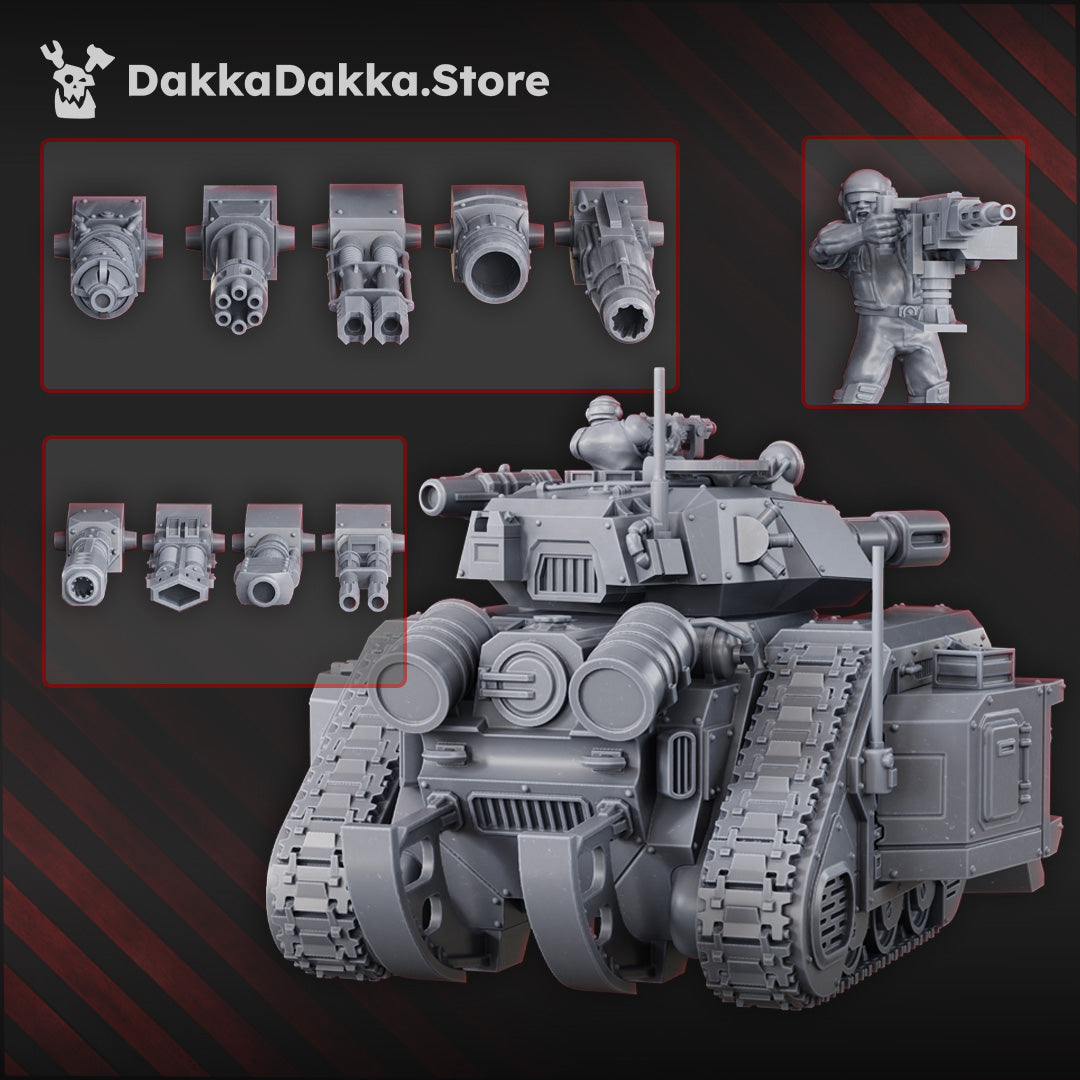 Alternate view of INFANTRY BATTLE TANK LR-7 by DakkaDakka Store - Full Miniature / Model