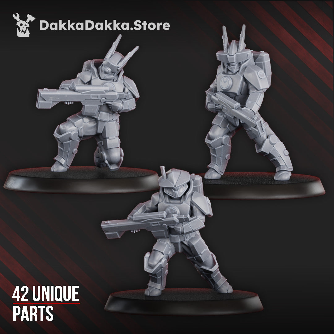 MSC Assault Team (build kit) by DakkaDakka Store - Full Miniature / Model