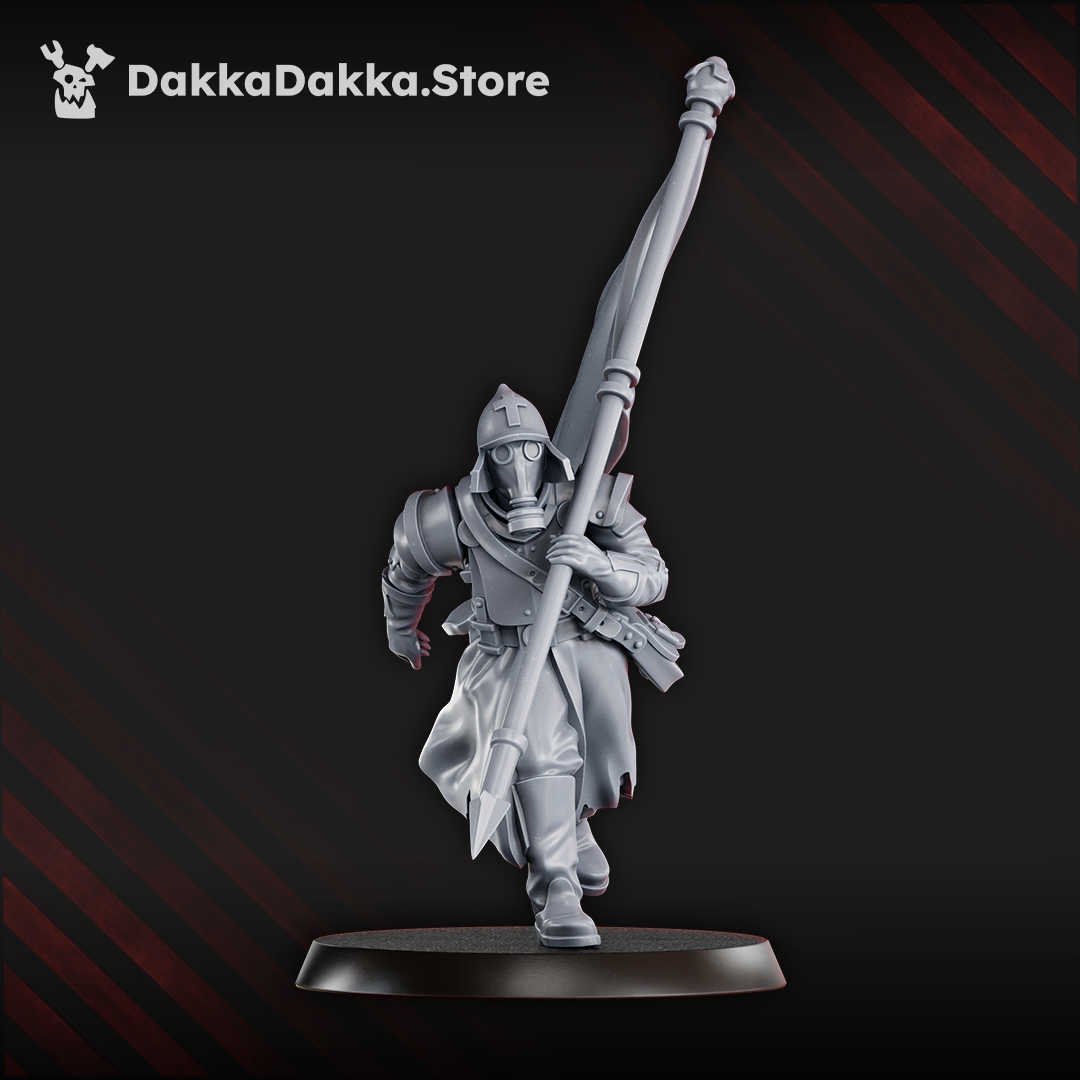 Alternate view of Choragiew Bearer by DakkaDakka Store - Full Miniature / Model