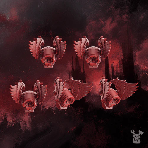 Crimson Wings Honour Squad Winged Jetpacks Set x5