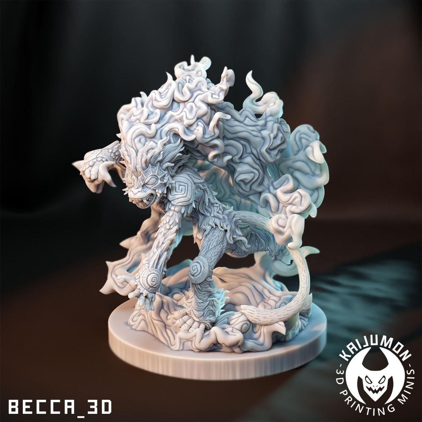 Kaijumon Fire Monkey/ Tabletop Model / Miniature Figurine | Kaijumon (infernape) (Chimchar) (Monferno)