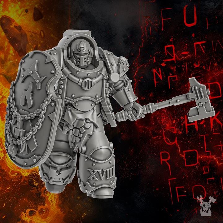 Millennium Wars Vol 2 Magma Forged Warrior/ Tabletop Model / Wargaming Miniature | DakkaDakka