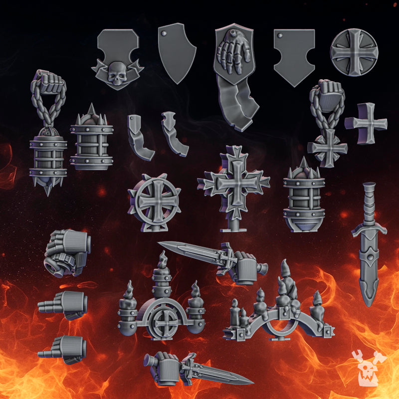 PACTUM AETERNUM CRUSADER DECOR SET by DakkaDakka Store - Full Miniature / Model