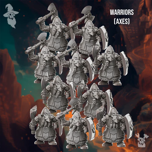 Steelhill Warriors (Axes) Squad x10