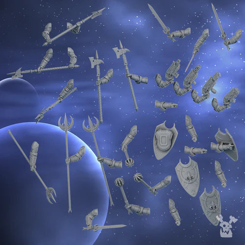 Silver Moon Arms & Weapons Set #2 (15 pairs)