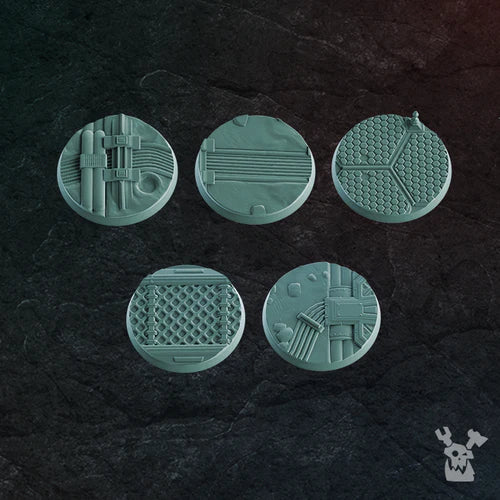 War Field Theme 40mm Bases Set x5 #1