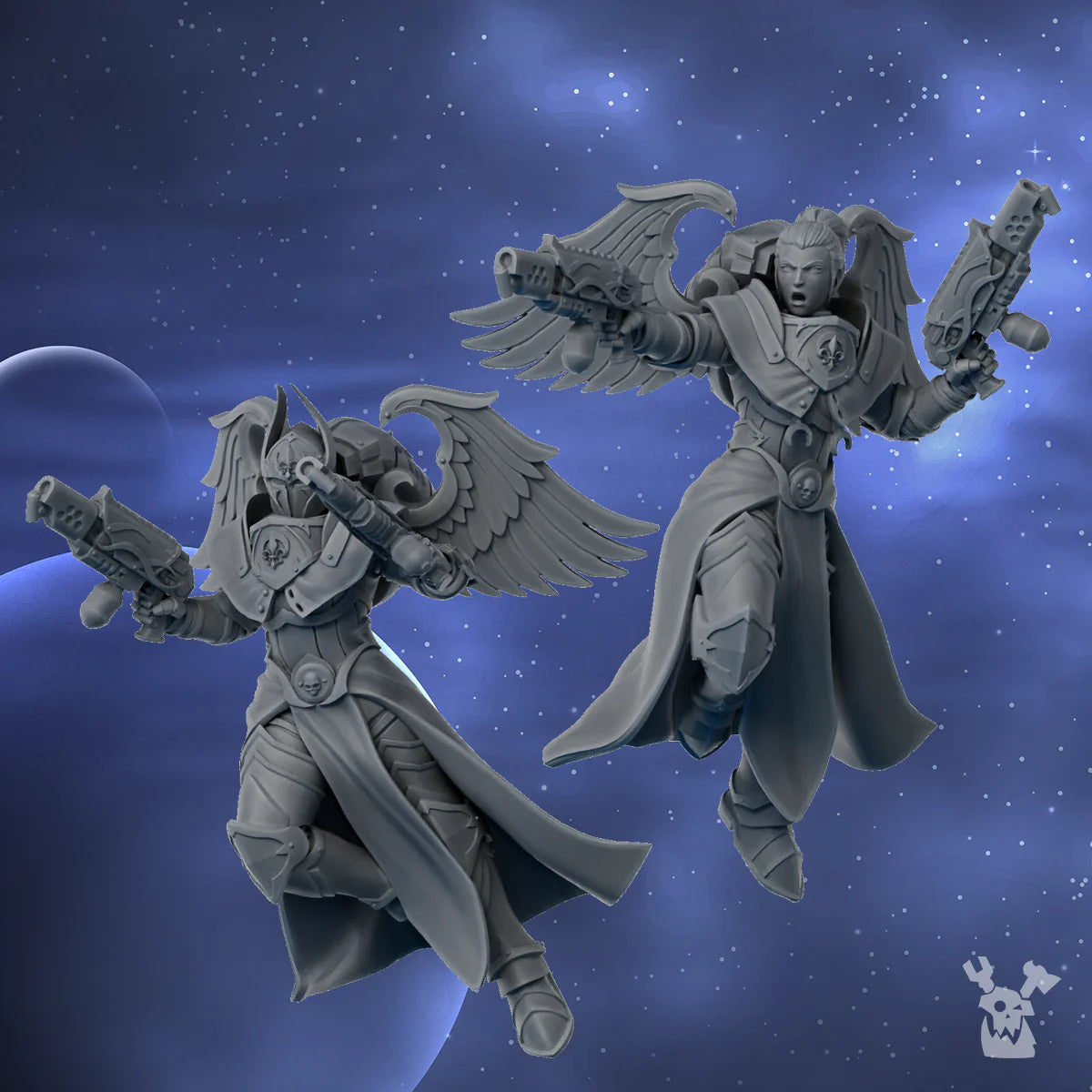 Macedonian Angels with Flamers Mirrored x2