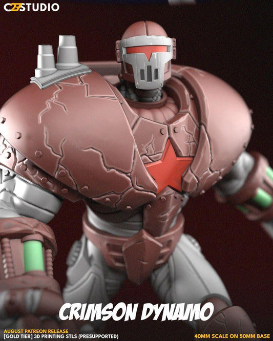 Steel Soviet - Crisis Protocol Proxy - Marvel Fan Art - 3d Printed TTRPG Miniature