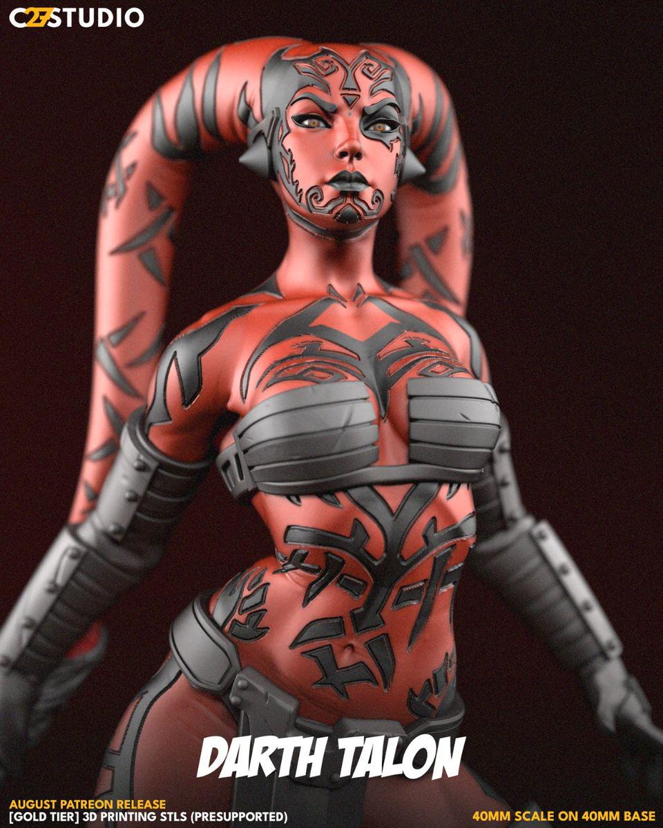 Scarlet Sith - Shatter Point - Star Wars Fan Art - 3d Printed TTRPG Miniature