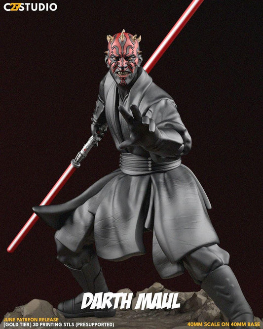 Fallen Apprentice - Shatter Point - Star Wars Fan Art - 3d Printed TTRPG Miniature