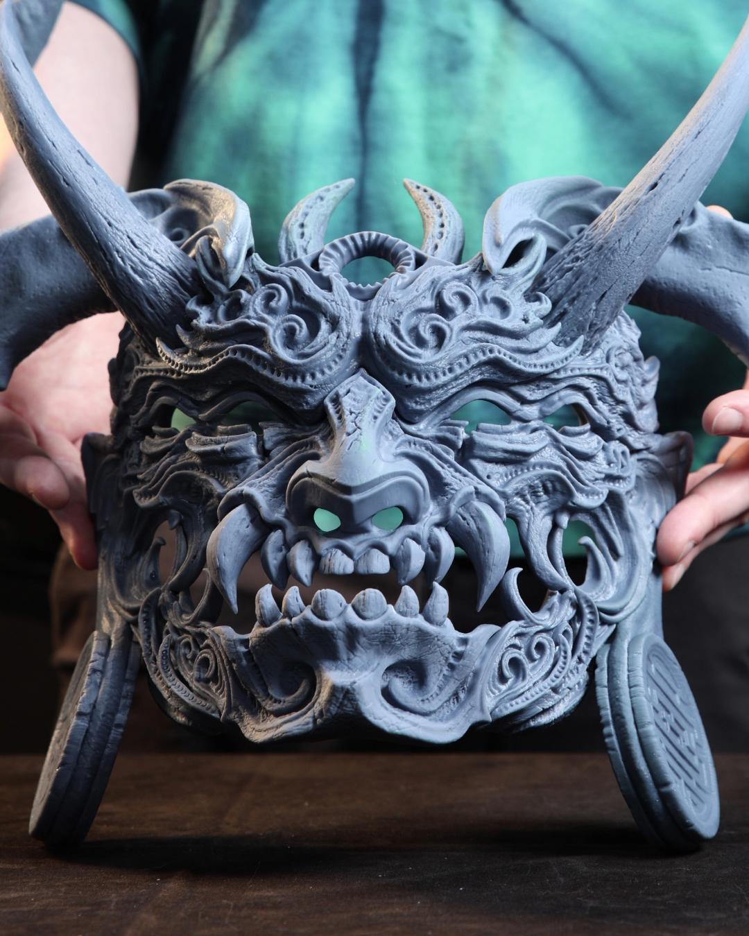 BFG - Tenjin Life-Sized Wearable Mask | Sculpt | Black forge Games