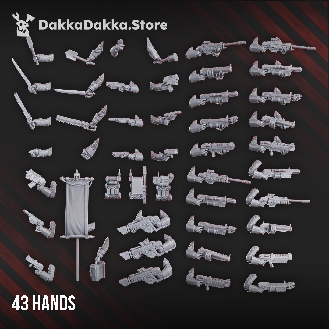 2ND DEATH DIVISION GRENADIER ASSEMBLY KIT (50+ PARTS)