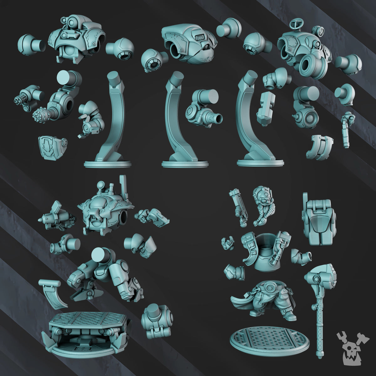 Alternate view of BROKKR THE BRONZE BEARD by DakkaDakka Store - Full Miniature / Model