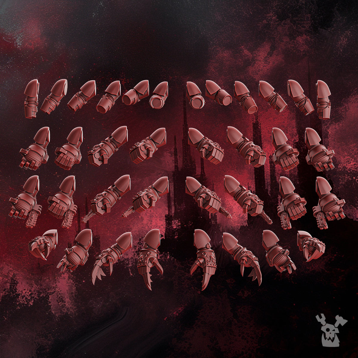 Alternate view of CRIMSON WINGS DESTROYERS SQUAD (BUILD-KIT & EASY-TO-BUILD MODELS) by DakkaDakka Store - Full Miniature /…