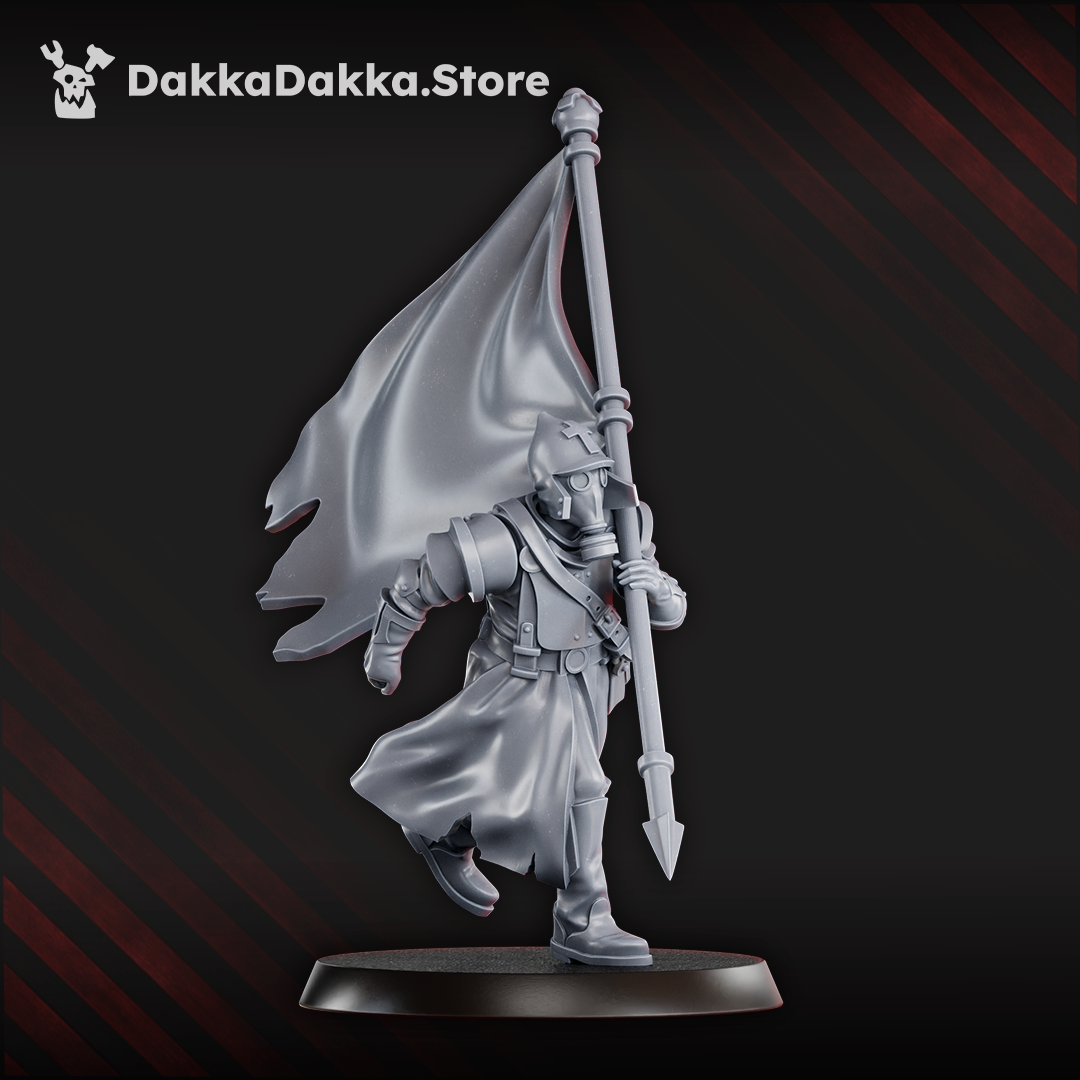 Alternate view of Choragiew Bearer by DakkaDakka Store - Full Miniature / Model