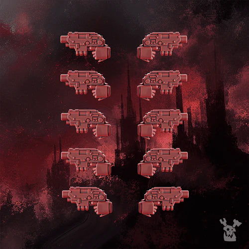 Crimson Wings Recon Squad Heavy Pistols Set x10